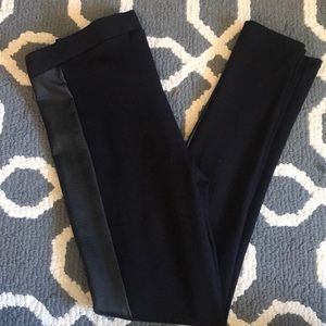 Faux leather leggings